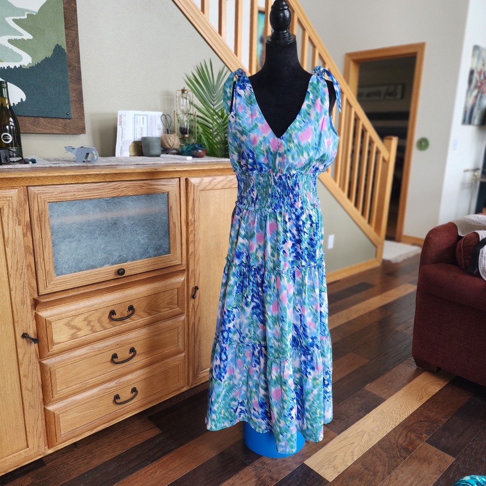 NWOT Pinch Summer Chefone Tie Tank Dress Sz‎ Large
